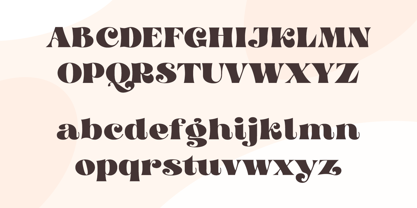 Пример шрифта Kyoda Ascher Italic